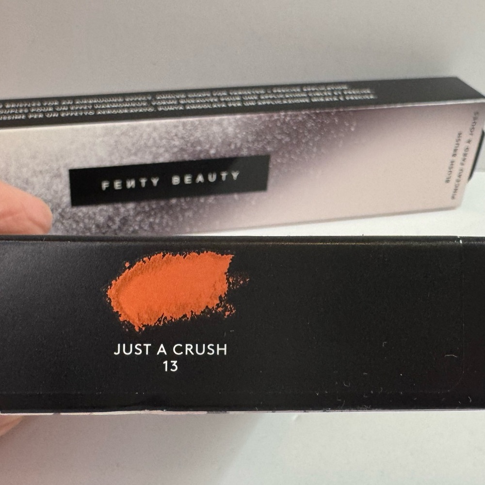 Fenty Beauty Suede Powder High-Impact Blush - “Just a Crush” and Blush Brush Set - Picture 2 of 10